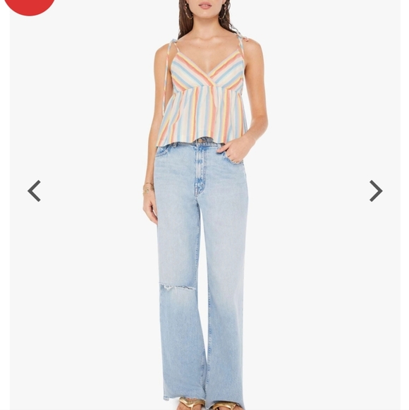 MOTHER High Flying Tank in Picture Perfect sz XS - Picture 3 of 13